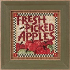 DIY Mill Hill Picked Apples Fall Counted Cross Stitch Kit