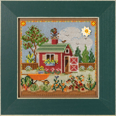 DIY Mill Hill Potting Shed Spring Counted Cross Stitch Kit