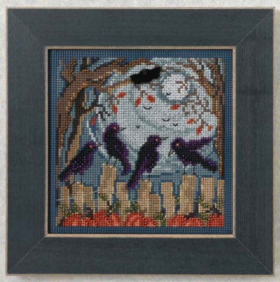 DIY Mill Hill Ravens Halloween Counted Cross Stitch Kit