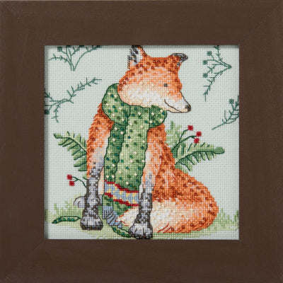 DIY Mill Hill Reddy Fox Woodland Beaded Cross Stitch Picture Kit