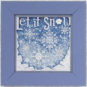 DIY Mill Hill Snowfall Christmas Counted Cross Stitch Kit