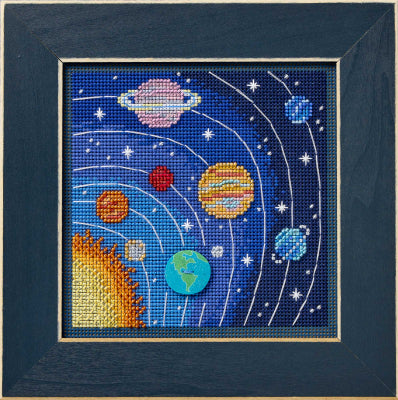 DIY Mill Hill Solar System Space Planets Counted Cross Stitch Kit