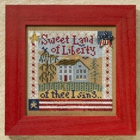 DIY Mill Hill Sweet Liberty Patriotic Counted Cross Stitch Kit
