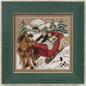 DIY Mill Hill Through the Woods Christmas Bead Counted Cross Stitch Kit