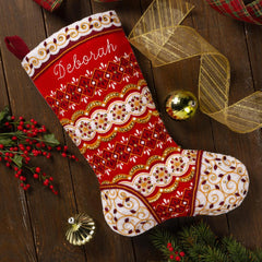 DIY Bucilla Timeless Elegance Christmas Felt Stocking Kit 89680E