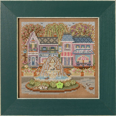 DIY Mill Hill Town Square Spring Counted Cross Stitch Kit