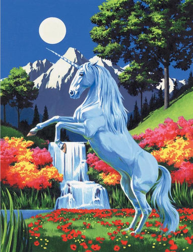 DIY Royal Langnickel Unicorn Paint by Number Canvas Kit