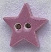 DIY Mill Hill Ceramic Button - Small Dusty Rose Star