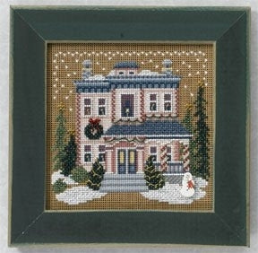 DIY Mill Hill Victorian House Christmas Counted Cross Stitch Kit
