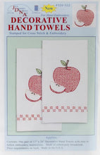 Load image into Gallery viewer, DIY Dempsey Apple Stamped Cross Stitch &amp; Embroidery Guest Hand Towel Kit