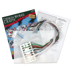 DIY Design Works Snow Couples Christmas Plastic Canvas Ornament Kit 6885