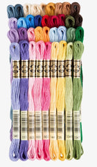 DMC Popular Colors Embroidery Floss Collectors Edition Thread Pack of 36 Skeins