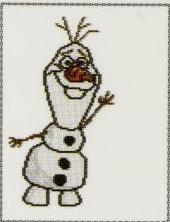 DIY Diamond Dotz Disney Olaf Frozen Snowman Facet Art Bead Picture Craft Kit