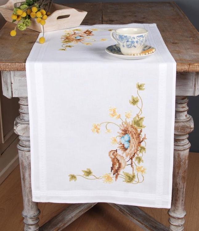 Vervaco Stamped Table Runner Cross Stitch Kit 16x40-christmas Gnomes Vervaco Stamped Table Runner Cross Stitch Kit 16x40-christmas Gnomes