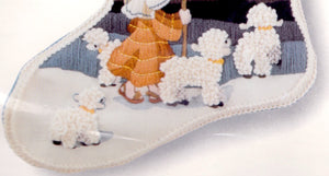 DIY Vintage Sunset The Little Shepherd Angels Bethlehem Crewel Stocking Kit 2031
