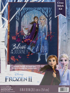 DIY Dimensions Frozen Believe in the Journey Counted Cross Stitch Kit 35389