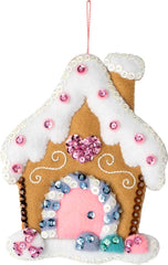 DIY Bucilla Nutcracker Sweet Candy Christmas Holiday Felt Ornament Kit 89292E