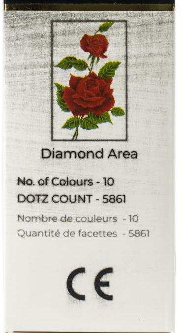 DIY Diamond Dotz Red Rose Corsage Flower Garden Facet Art Bead Picture Craft Kit