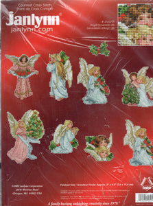 DIY Janlynn Angel Christmas Cross Stitch Plastic Canvas Ornaments Kit 125-0259