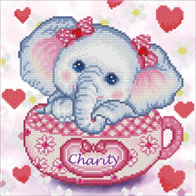 Load image into Gallery viewer, DIY Diamond Dotz Charity Elephant Religious Facet Art Wall Hanging Picture Kit
