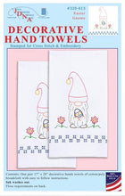 Load image into Gallery viewer, DIY Jack Dempsey Easter Gnome Egg Stamped Embroidery Hand Towel Kit 320613