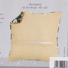 Load image into Gallery viewer, DIY Vervaco 18&quot; Cushion Back w Zipper Finishing Kit for 16&quot; Pillow Cream Color