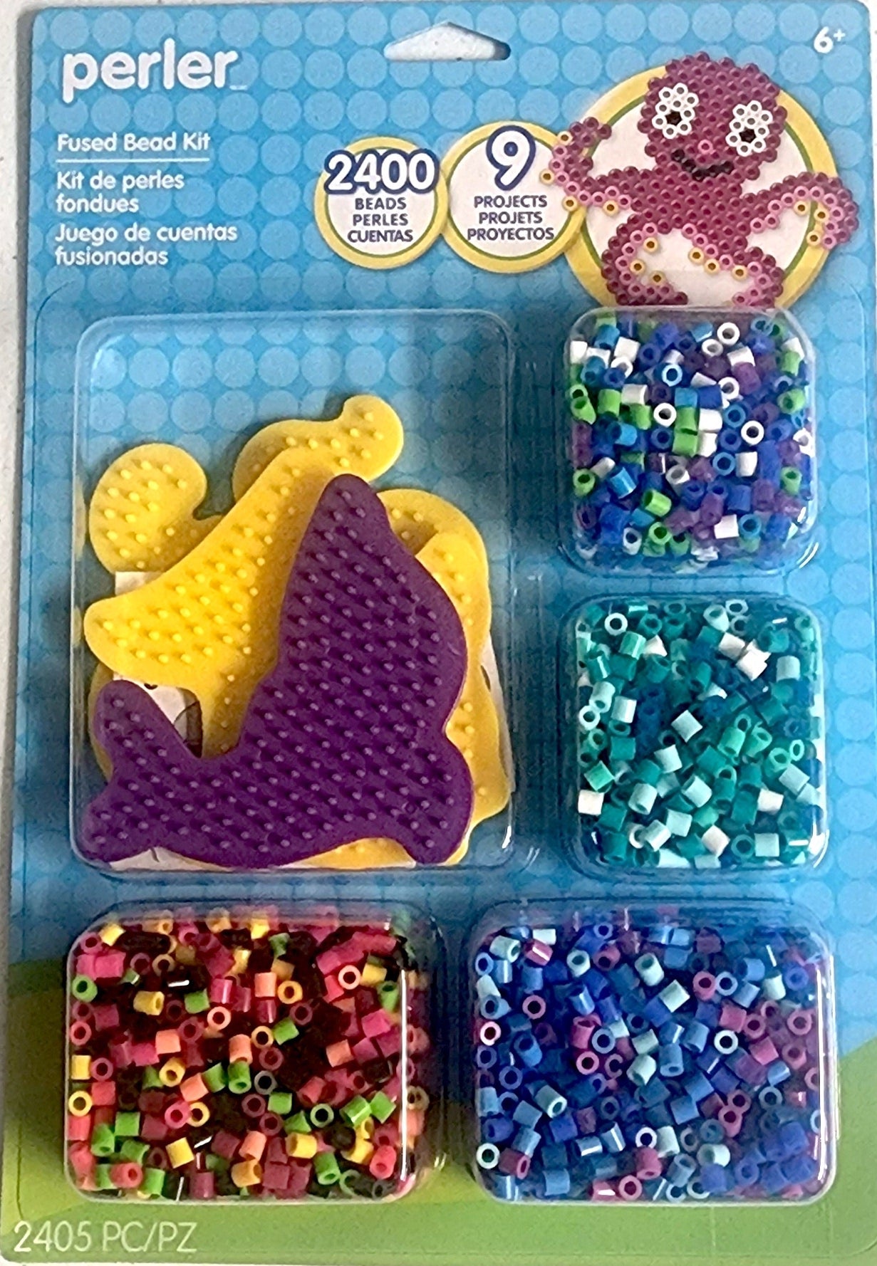 Craft 'n Stitch Ocean Animals Beach Summer Crafts Gift Box for Kids Ages  10-12 