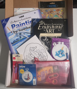 Craft 'n Stitch Ocean Animals Beach Summer Crafts Gift Box for Teens Ages 13+