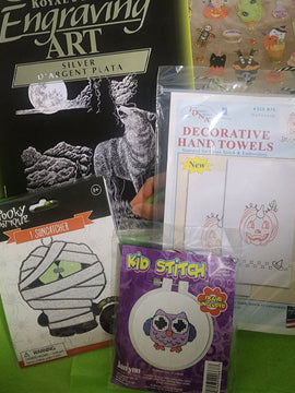 Craft 'n Stitch Halloween Sewing Crafts Gift Box for Teens Ages 13+