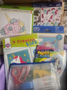 Craft 'n Stitch Unicorns Crafts Gift Box for Kids Ages 10-12