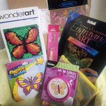 Load image into Gallery viewer, Craft n&#39; Stitch Monthly Themed Subscription Craft Box for Teens Ages 13+