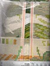 Load image into Gallery viewer, DIY Vervaco Botanical Fern Spring Cross Stitch Needlepoint 16&quot; Pillow Top Kit