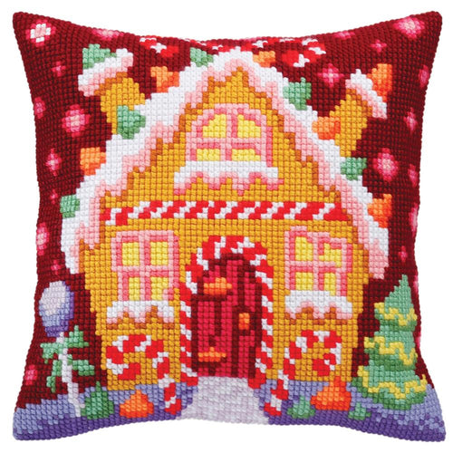 DIY Collection D'Art Gingerbread Lodge Chunky Needlepoint 16