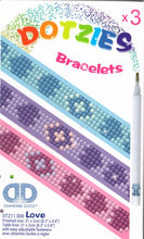 Load image into Gallery viewer, DIY Diamond Dotz Love Hearts Facet Art Kids Bracelet Bead Craft Kit 11006