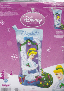 DIY Janlynn Disney Princess Cinderella Christmas Felt Stocking Kit 761113673