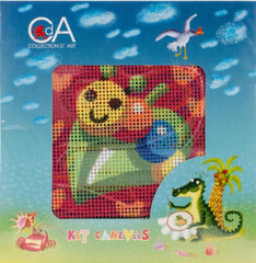 DIY Collection D'Art Caterpillar Bug Needlepoint Beginner Kids Kit 4