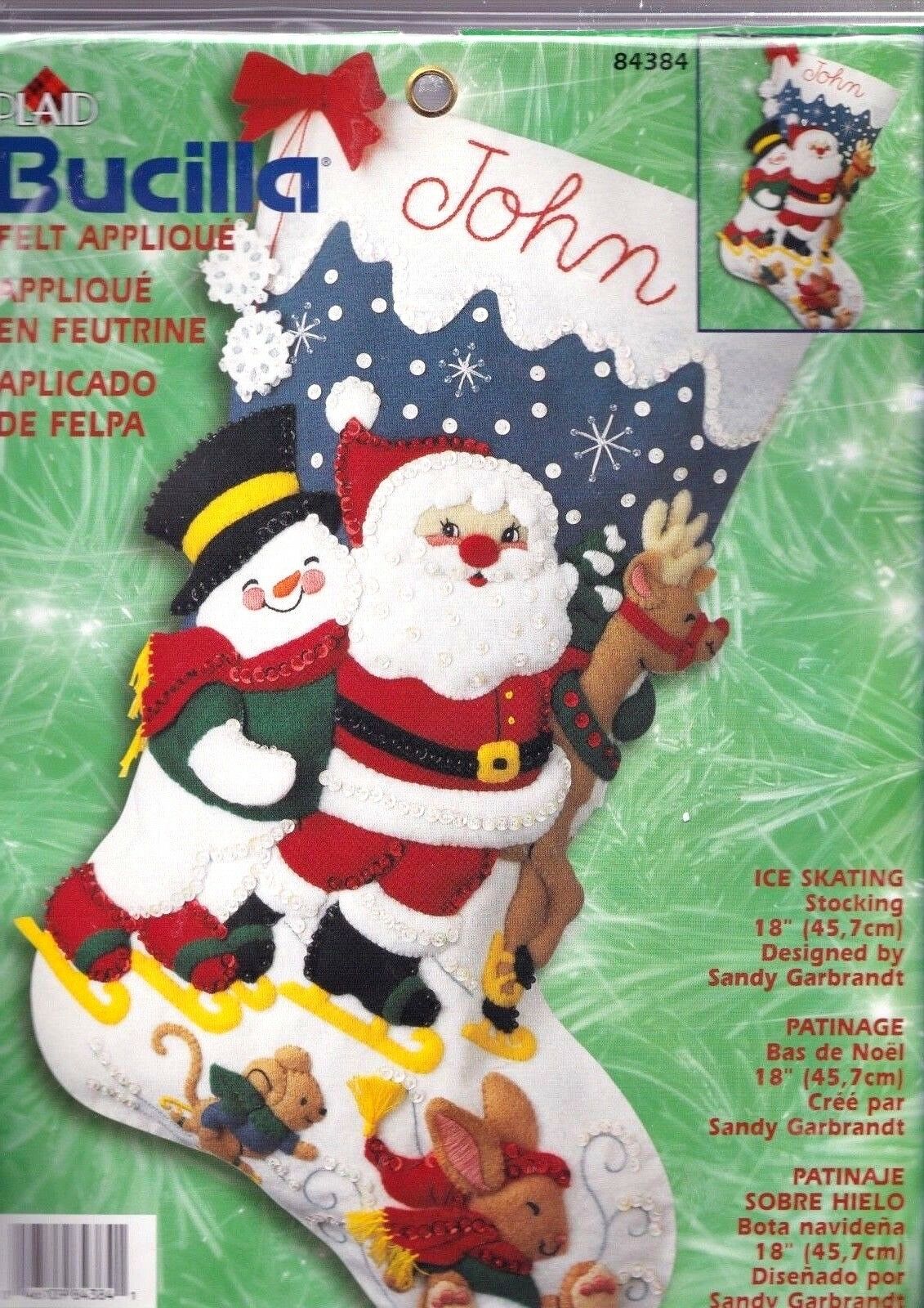 Bucilla Seasonal - Felt - Stocking Kits - A Christmas Skate