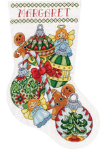 Load image into Gallery viewer, DIY Design Works Ornaments Christmas Counted Cross Stitch Stocking Kit 6853