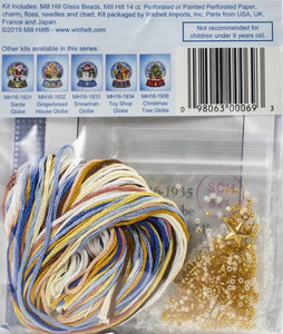DIY Mill Hill Angel Globe Christmas Holiday Glass Bead Cross Stitch Ornament Kit