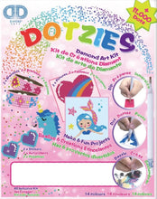 Load image into Gallery viewer, DIY Diamond Dotzies Pink Bracelet Sticker Picture Facet Art Kids Craft Combo Kit