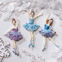 Load image into Gallery viewer, DIY Bucilla Snowflake Ballerina Dance Ballet Christmas Felt Ornament Kit 89390E