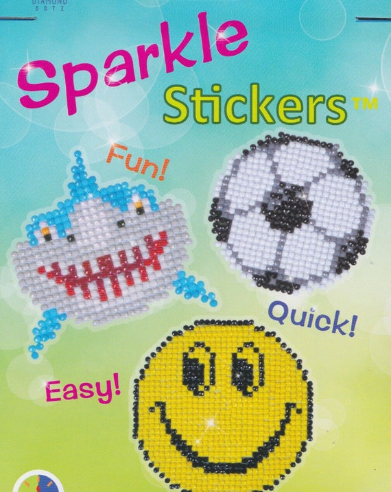 DIY Diamond Dotz Smile Stickers Facet Art Bead Craft Kit