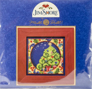 DIY Mill Hill Tree Jim Shore Christmas Holiday Bead Cross Stitch Picture Kit