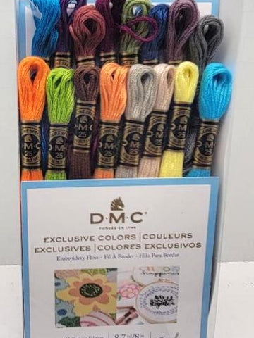 DMC Exclusive Colors Floss Collectors Edition Thread Pack of 16 Skein