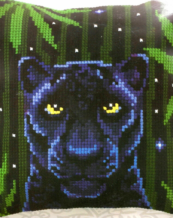 DIY Collection D'Art Night Jungle II Cross Stitch Needlepoint 16