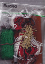 Load image into Gallery viewer, DIY Bucilla Teddy Claus Santa Bear Baby Christmas Needlepoint Stocking Kit 60677