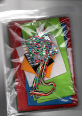 DIY Design Works Candy Cane Snowman Holiday Christmas Felt Stocking Kit 5252