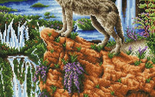 Load image into Gallery viewer, DIY Diamond Dotz Mystic Wolf Full Moon Wild Facet Art Bead Picture Kit