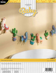 DIY Bucilla Llama Baby Shower Gift Kids Birthday Felt Garland Craft Kit 49208E