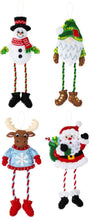 Load image into Gallery viewer, DIY Bucilla Dangling Leg Friends Christmas Gnome Felt Tree Ornament Kit 89498E